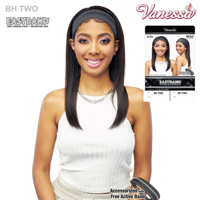 Vanessa 100% Human Hair Full Cap Headband Wig - BH TWO